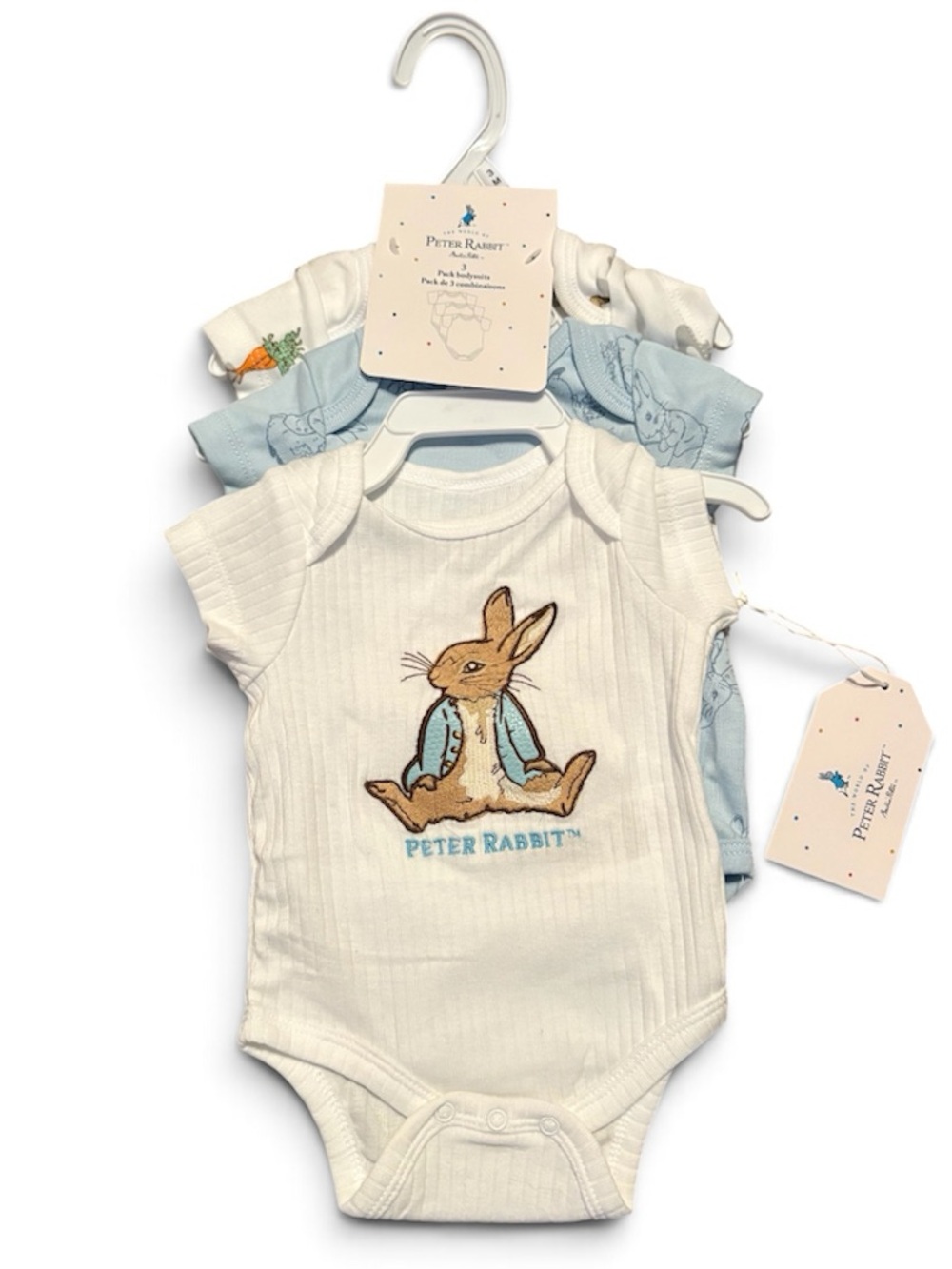 Peter Rabbit™ Beatrix Potter 3 Piece Bodysuit Set